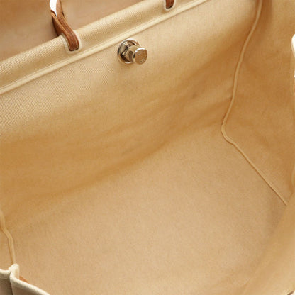 Hermes Herbag TGM 2-Way Shoulder Bag Toile Officier Leather Natural Brown — view 7