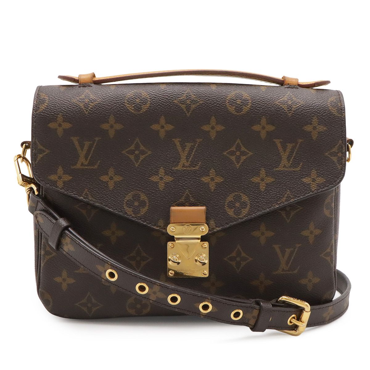Louis Vuitton Monogram Pochette Metis MM 2-Way Shoulder Bag Clutch