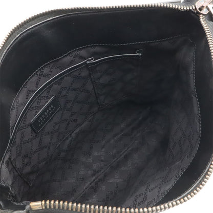 Versace Medusa Shoulder Bag Crossbody Leather Black Silver — view 7
