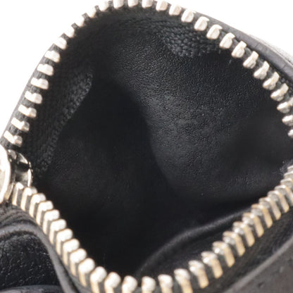 Loewe Elephant Animal Coin Case Pouch Charm Leather Black Silver — view 6