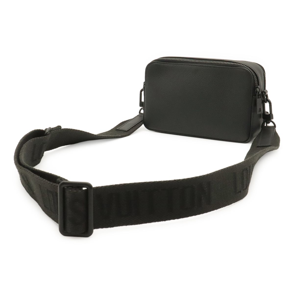 Louis Vuitton LV Aerogram Alpha Wearable Wallet Shoulder Bag 2-Way Clutch Noir — view 2