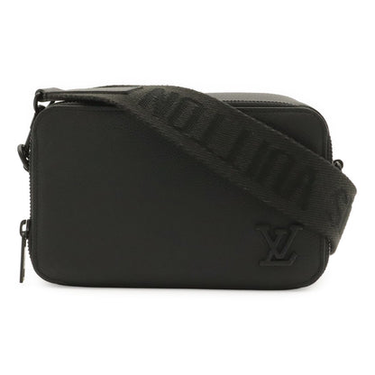 Louis Vuitton LV Aerogram Alpha Wearable Wallet Shoulder Bag 2-Way Clutch Noir