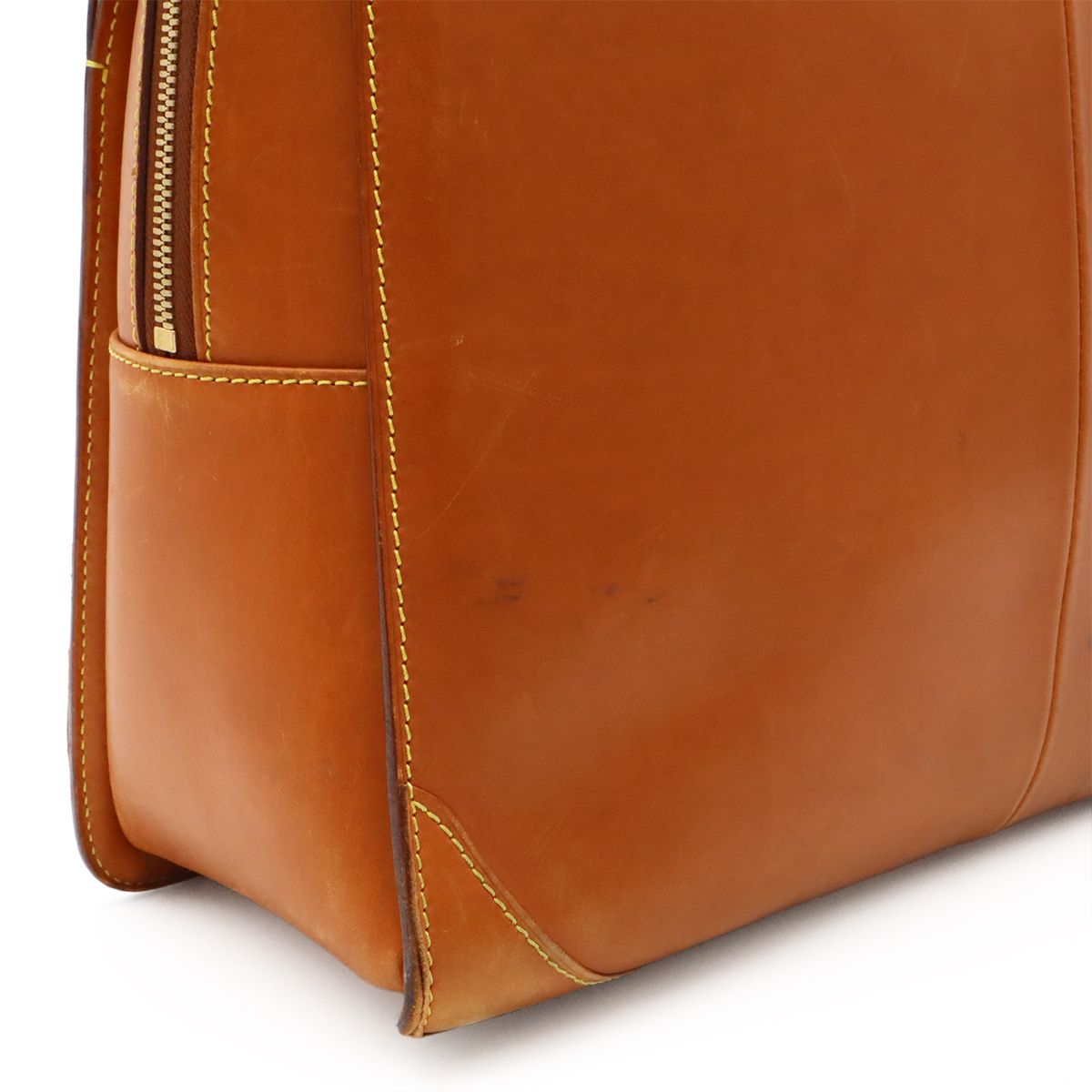 Louis Vuitton Nomad Negev PM Business Briefcase Handbag Leather Caramel Light — view 8