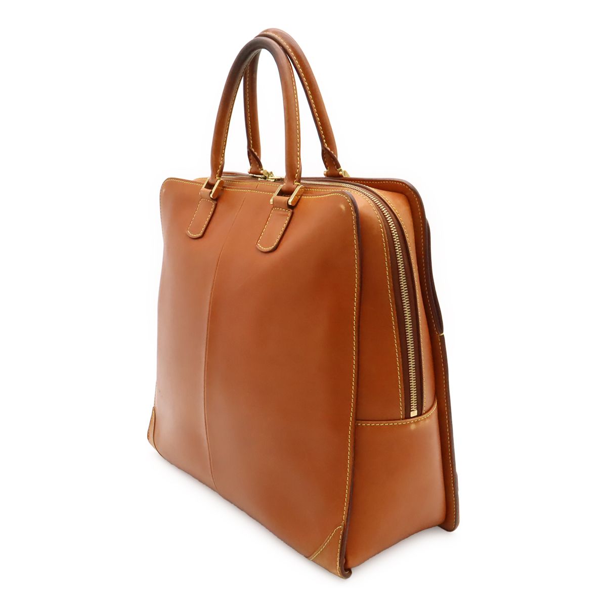 Louis Vuitton Nomad Negev PM Business Briefcase Handbag Leather Caramel Light — view 2