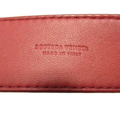 Bottega Veneta Intrecciato Leather Red Shoulder Strap — view 4