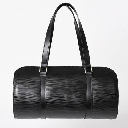 Louis Vuitton Papillon 30 GM Handbag Epi Silver Tube Shape — view 2