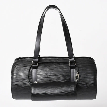 Louis Vuitton Papillon 30 GM Handbag Epi Silver Tube Shape
