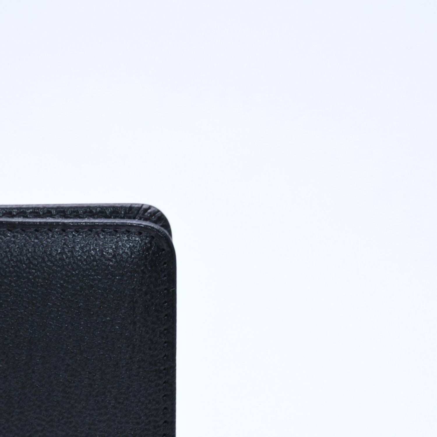 Chanel CC Logo Notebook Cover Book Black Gold Agenda — view 5