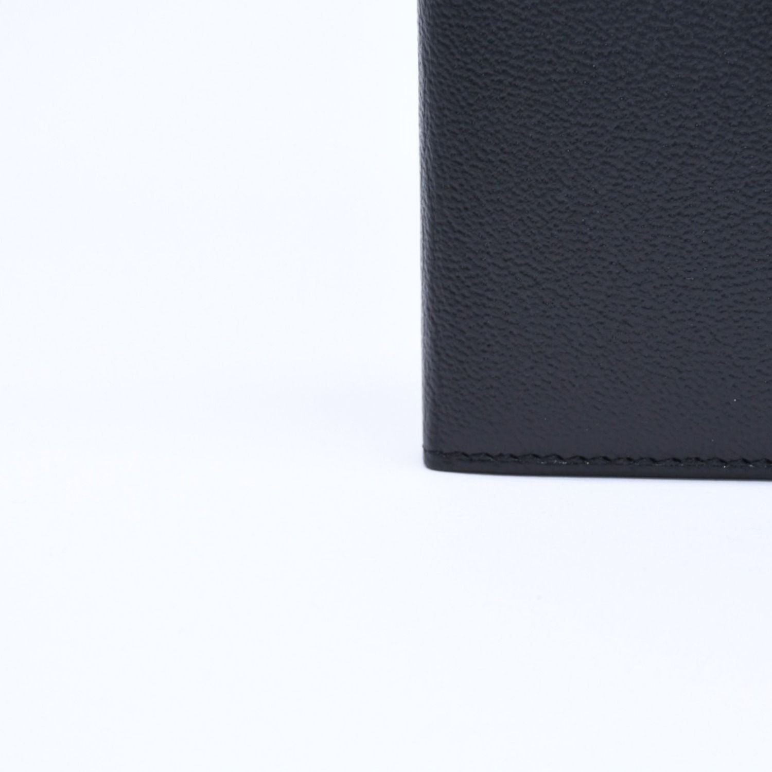 Chanel CC Logo Notebook Cover Book Black Gold Agenda — view 8