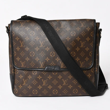 Louis Vuitton Macassar Bus GM Shoulder Bag Monogram Canvas Brown