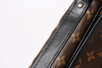 Louis Vuitton Macassar Bus GM Shoulder Bag Monogram Canvas Brown — view 6