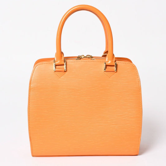 Louis Vuitton Pont Neuf Handbag Epi Leather Mandarin Gold