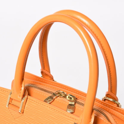 Louis Vuitton Pont Neuf Handbag Epi Leather Mandarin Gold — view 8