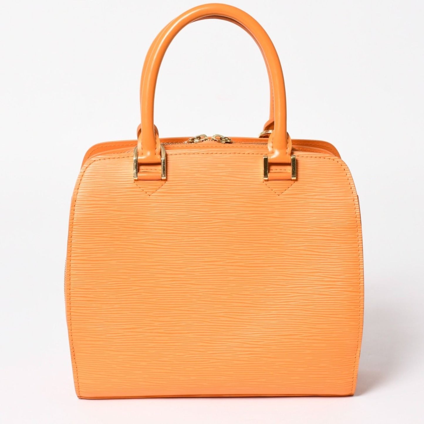 Louis Vuitton Pont Neuf Handbag Epi Leather Mandarin Gold — view 2