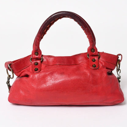 Balenciaga the First 2-Way Shoulder Bag Red Blanc — view 2