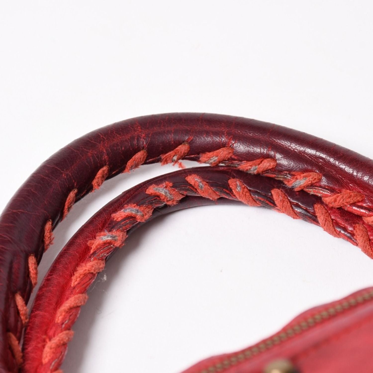 Balenciaga the First 2-Way Shoulder Bag Red Blanc — view 6