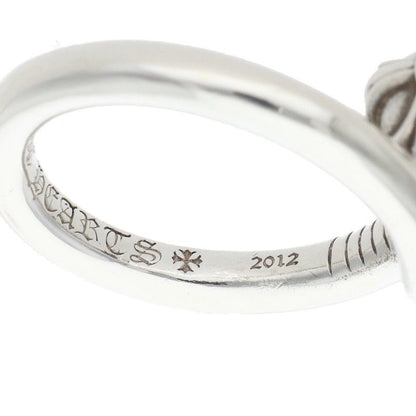 Chrome Hearts Nail Crsball Cross Ball Silver Ring — view 4