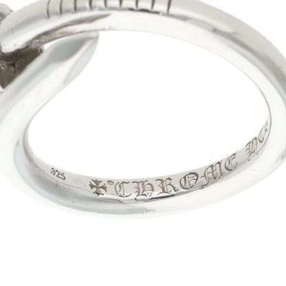 Chrome Hearts Nail Crsball Cross Ball Silver Ring — view 3