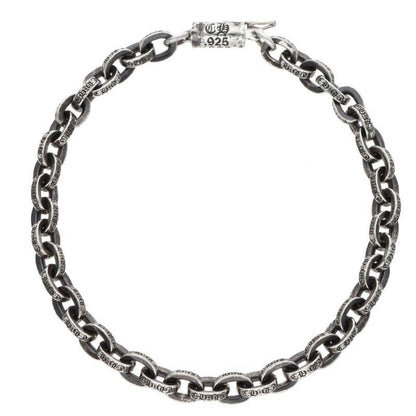 Chrome Hearts Paper Chain Silver Bracelet