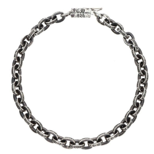 Chrome Hearts Paper Chain Silver Bracelet