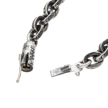 Chrome Hearts Paper Chain Silver Bracelet — view 5