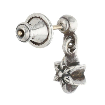 Chrome Hearts Tny Str Drp 1 Tie Nice Tardrop Silver Earrings — view 2