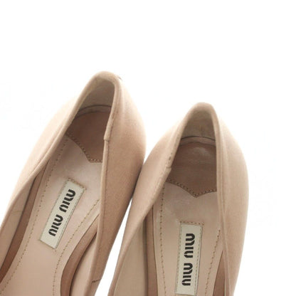 Miu Miu Pumps Open Toe High Heels Bijou Pink 35.5 — view 4