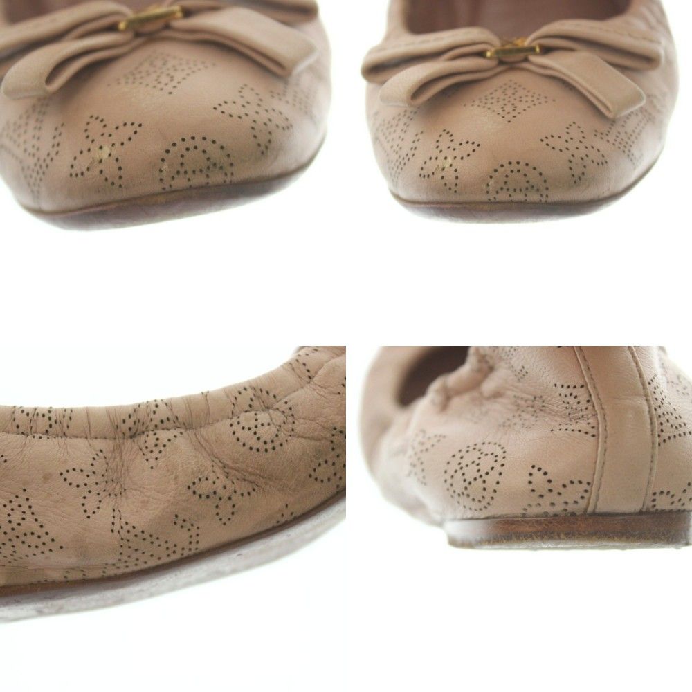 Louis Vuitton Mahina Ballet Shoes Ribbon Perforated Pink 36 — view 8