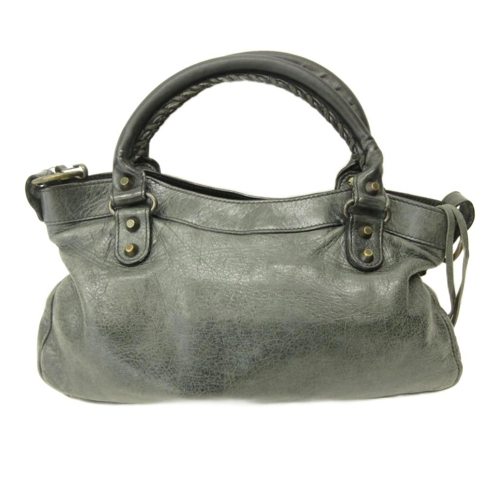 Balenciaga the Fast City 2-Way Handbag Crossbody Crackle Y2k Black — view 2