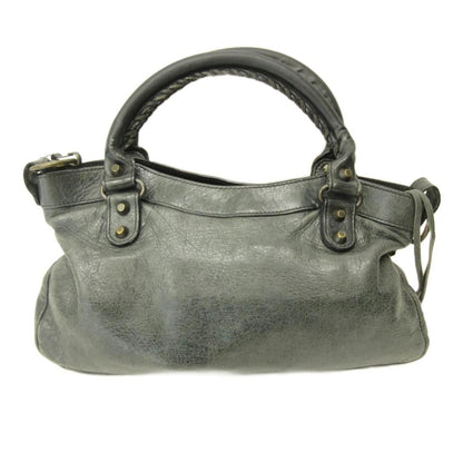 Balenciaga the Fast City 2-Way Handbag Crossbody Crackle Y2k Black — view 2