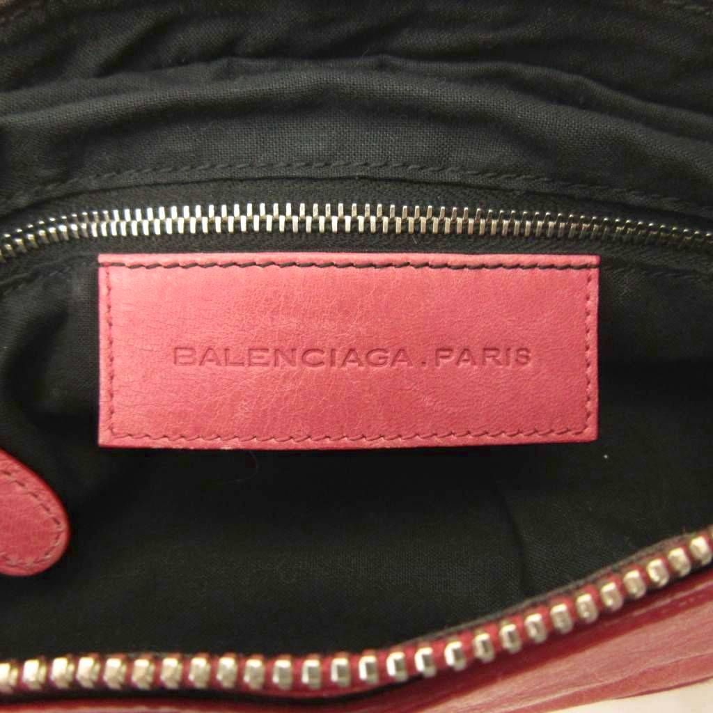 Balenciaga the City 2-Way Handbag Crossbody Leather Y2k Pink — view 8