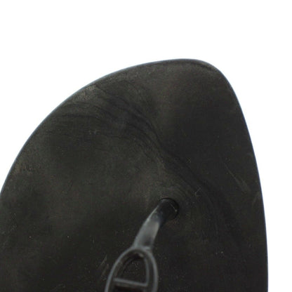 Hermes Island Chaine D'Ancre Thong Sandals 39 Black — view 8