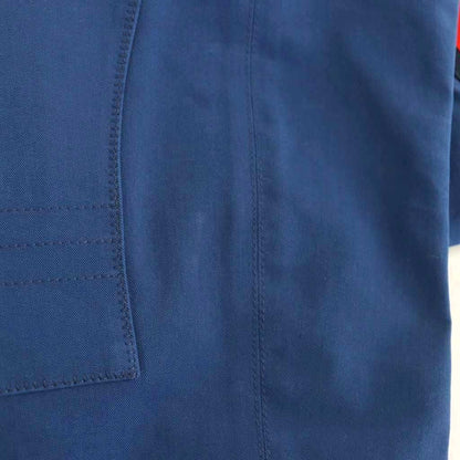 Gucci Stretch Gabardine Side Line Tapered Pants 46 Blue HS — view 8