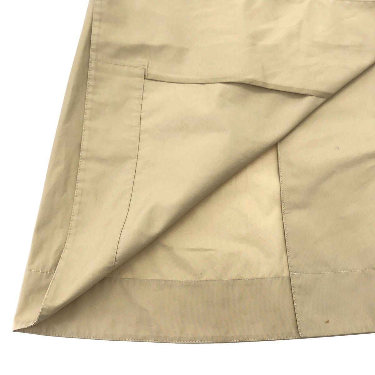Celine by Phoebe Philo Cotton Belted Wrap Dress 2 Beige 36 — view 5