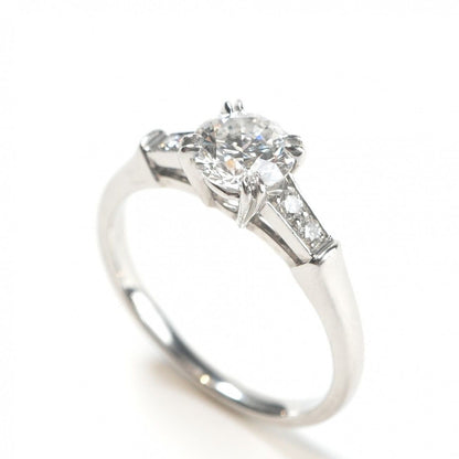 Harry Winston Round Cut Tryst Ring Bi Silver — view 2