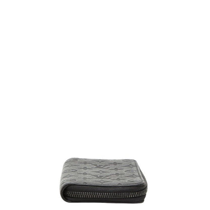Louis Vuitton Monogram Shadow Zippy Wallet Vertical Zip Around Black Leather — view 3