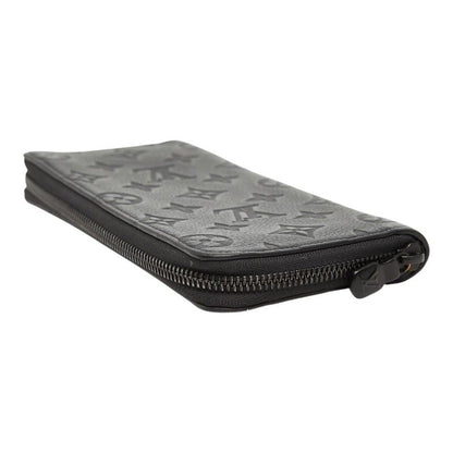 Louis Vuitton Monogram Shadow Zippy Wallet Vertical Zip Around Black Leather — view 5