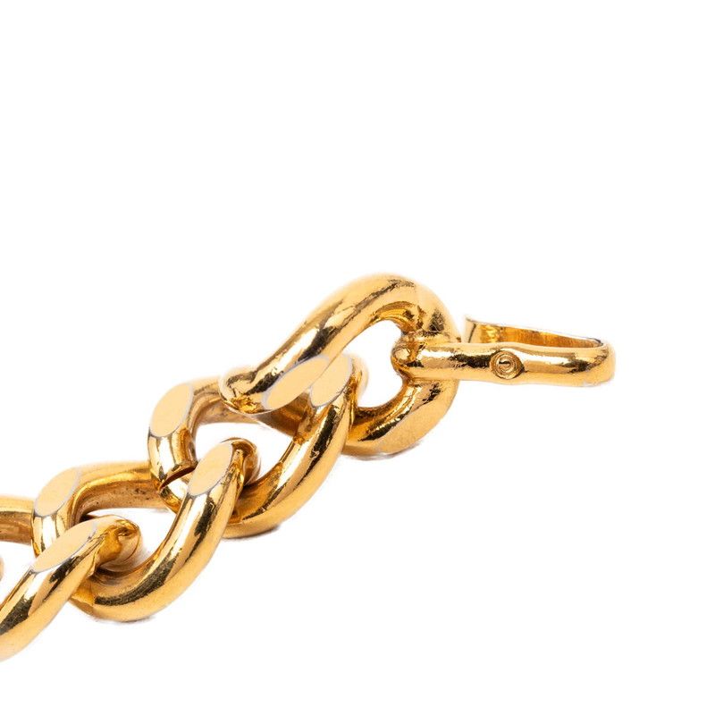 Chanel Vintage Logo Chain Belt Gold Plated — view 3