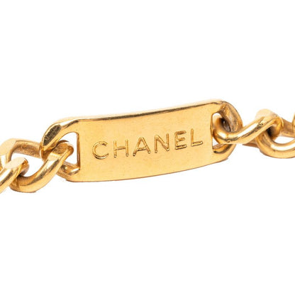 Chanel Vintage Logo Chain Belt Gold Plated — view 4