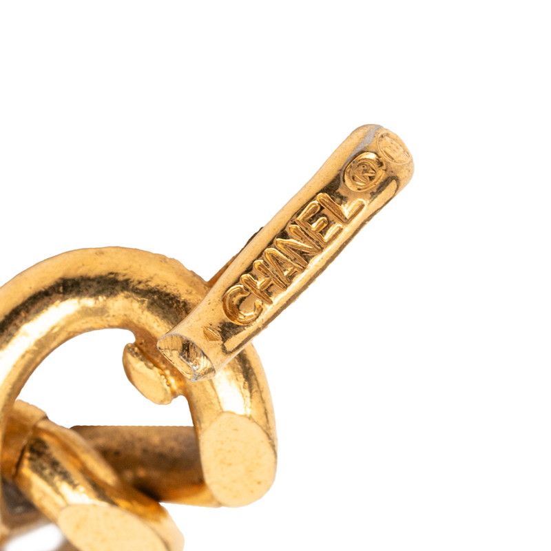 Chanel Vintage Logo Chain Belt Gold Plated — view 6