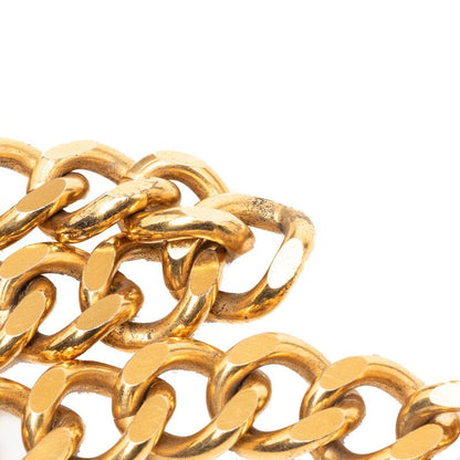 Chanel Vintage Logo Chain Belt Gold Plated — view 3