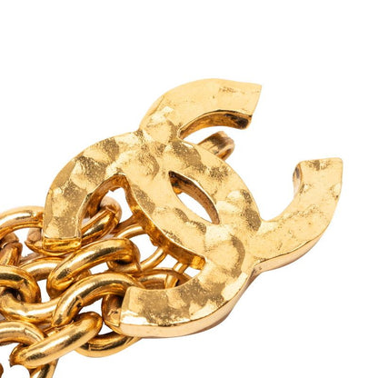 Chanel Vintage CC Logo Triple Strand Chain Belt Gold Plated — view 2