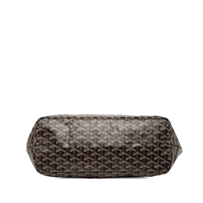 Goyard Saint Louis PM Tote Bag Black Leather — view 3