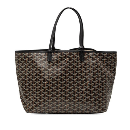 Goyard Saint Louis PM Tote Bag Black Leather
