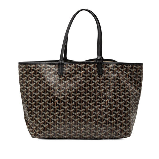 Goyard Saint Louis PM Tote Bag Black Leather