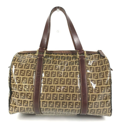Fendi Handbag Zucca Logo Zucchino Brown — view 2