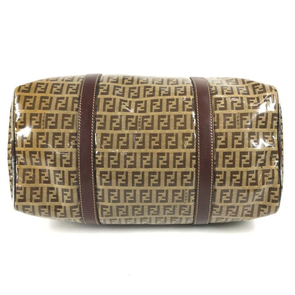 Fendi Handbag Zucca Logo Zucchino Brown — view 5