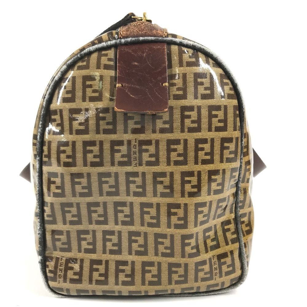 Fendi Handbag Zucca Logo Zucchino Brown — view 4