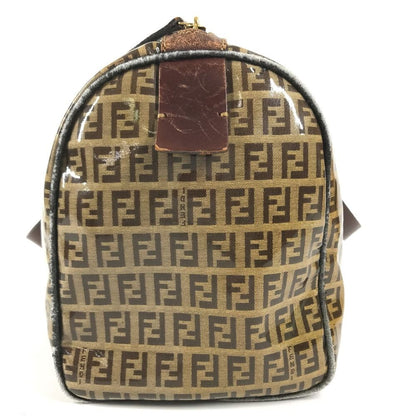Fendi Handbag Zucca Logo Zucchino Brown — view 4
