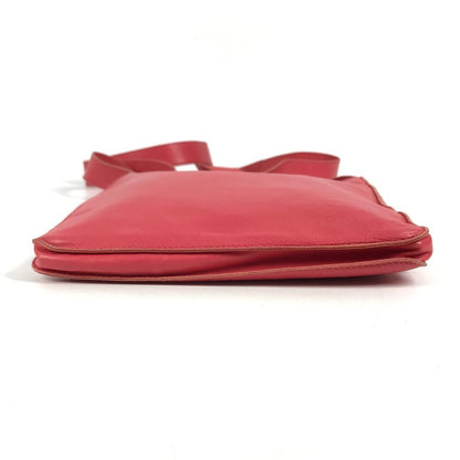 Hermes Shoulder Bag Clou de Selle Logo Leather Pink — view 5